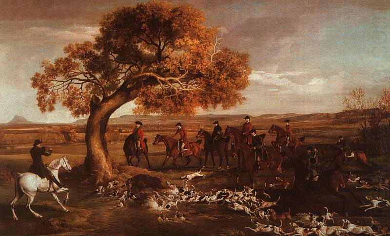 George Stubbs The Grosvenor Hunt china oil painting image